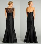 Short and long black bridesmaid dresses collection